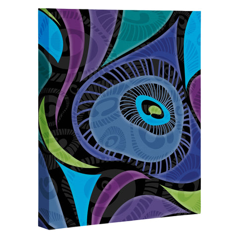 Gina Rivas Design Feather Eye Art Canvas