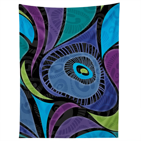 Gina Rivas Design Feather Eye Tapestry