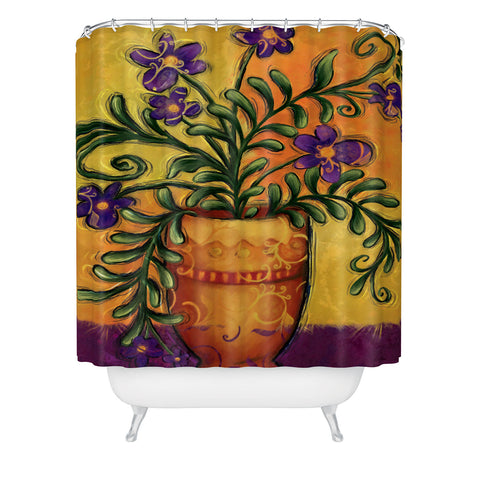 Gina Rivas Design Floral 6 Shower Curtain