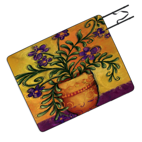 Gina Rivas Design Floral 6 Picnic Blanket