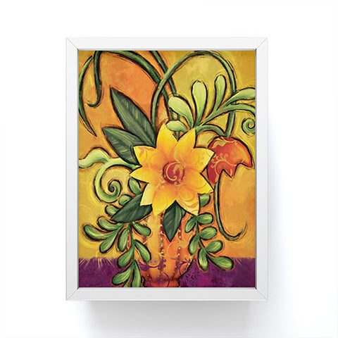 Gina Rivas Design Floral 7 Framed Mini Art Print
