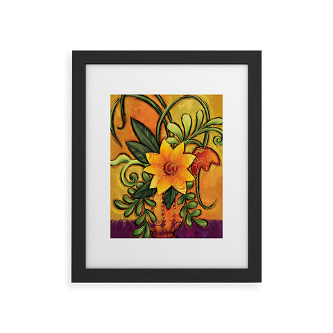 Gina Rivas Design Floral 7 Framed Art Print