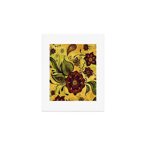 Gina Rivas Design Henna Floral Art Print