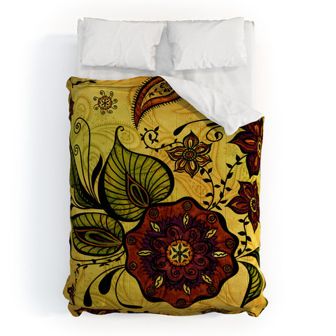 Gina Rivas Design Henna Floral Comforter