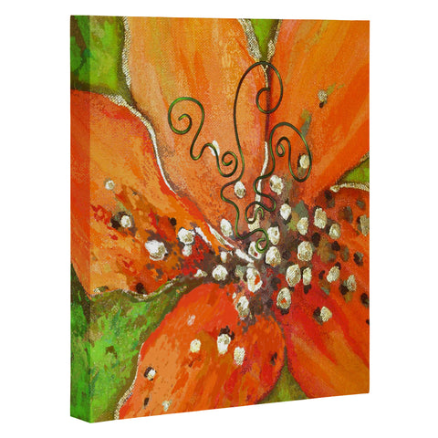 Gina Rivas Design Hibiscus Floral Art Canvas
