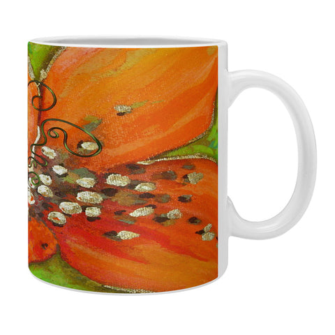 Gina Rivas Design Hibiscus Floral Coffee Mug