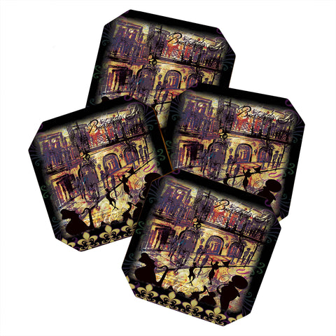 Gina Rivas Design New Orleans Coaster Set