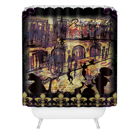 Gina Rivas Design New Orleans Shower Curtain