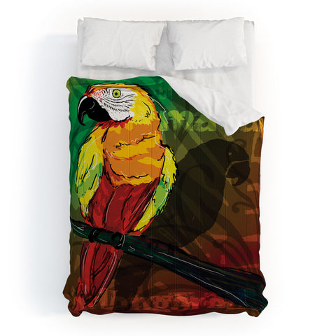 Gina Rivas Design Parrot Comforter