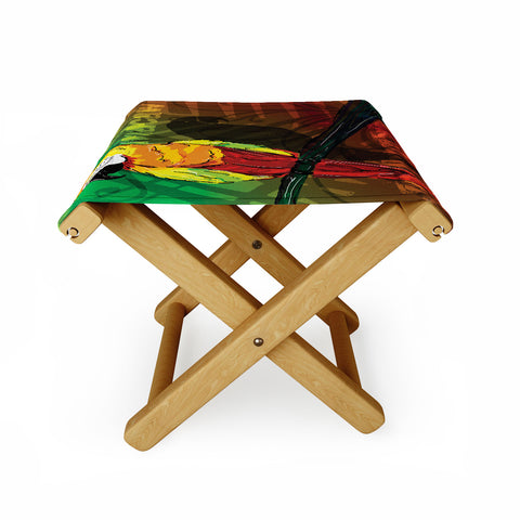 Gina Rivas Design Parrot Folding Stool