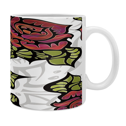 Gina Rivas Design Tribal Rose Coffee Mug
