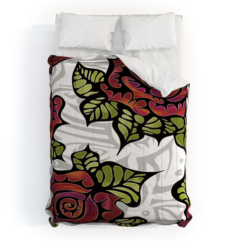 Gina Rivas Design Tribal Rose Comforter