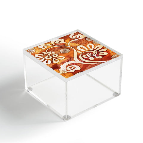 Gina Rivas Design Warm Exotic Vines Acrylic Box