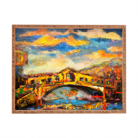 Ginette Fine Art 16 Railto Bridge Rectangular Tray