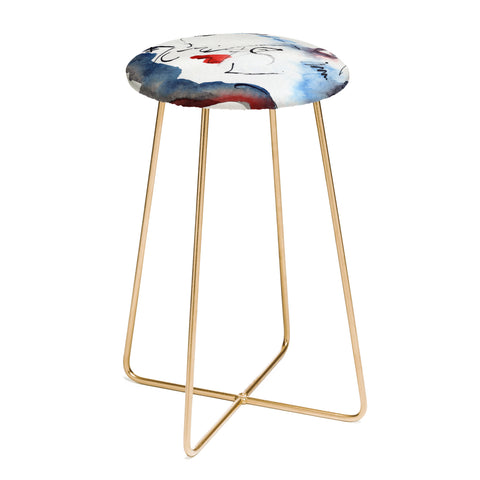 Ginette Fine Art A Kiss Is Still A Kiss Counter Stool
