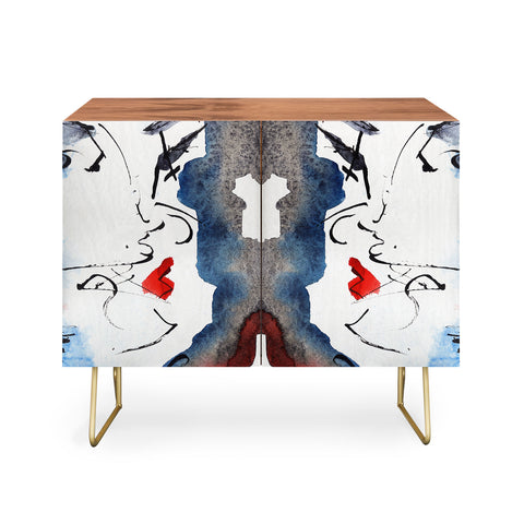 Ginette Fine Art A Kiss Is Still A Kiss Credenza