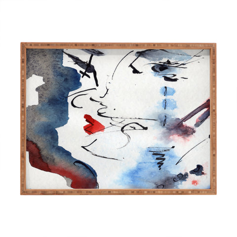 Ginette Fine Art A Kiss Is Still A Kiss Rectangular Tray