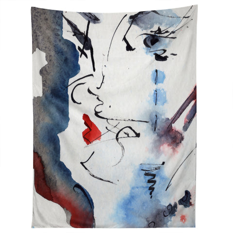 Ginette Fine Art A Kiss Is Still A Kiss Tapestry