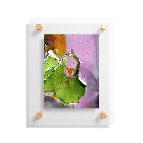 Ginette Fine Art A Solitary Leave Floating Acrylic Print
