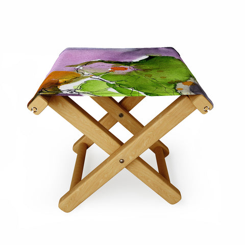 Ginette Fine Art A Solitary Leave Folding Stool