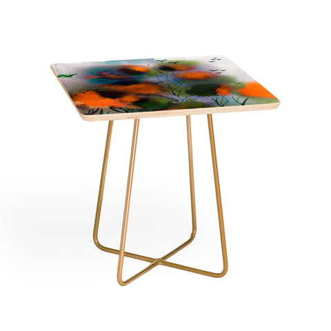 Ginette Fine Art Abstract Autumn Impression Side Table