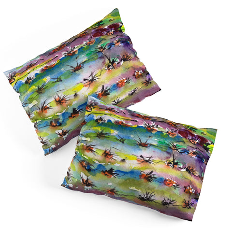 Ginette Fine Art Abstract Cactus Pillow Shams