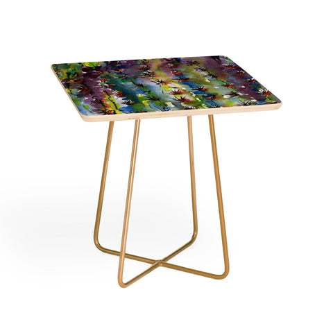 Ginette Fine Art Abstract Cactus Side Table