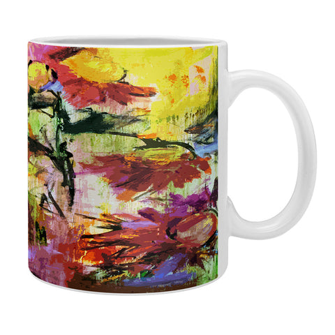 Ginette Fine Art Abstract Echinacea Flowers Coffee Mug