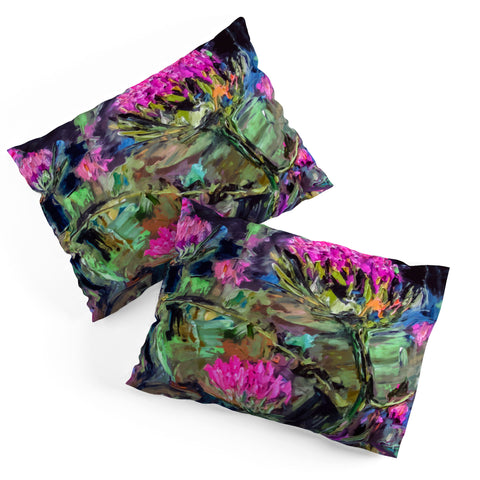 Ginette Fine Art Abstract Thistles Pillow Shams