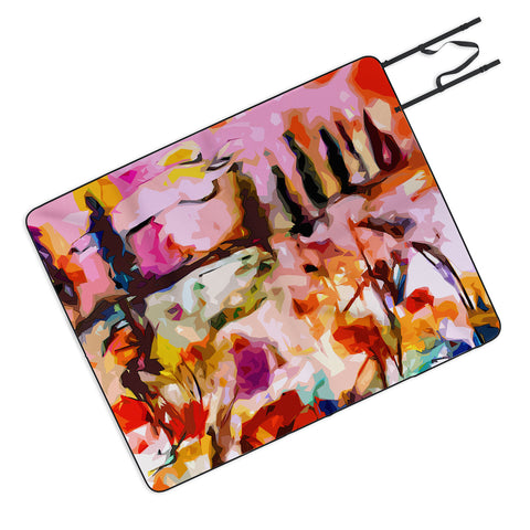 Ginette Fine Art Abstract Tuscany Picnic Blanket