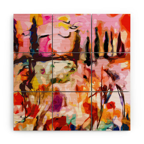 Ginette Fine Art Abstract Tuscany Wood Wall Mural