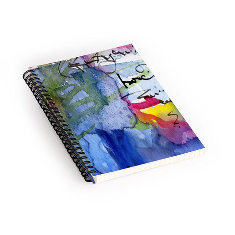 Ginette Fine Art Algea And Ocean Spiral Notebook