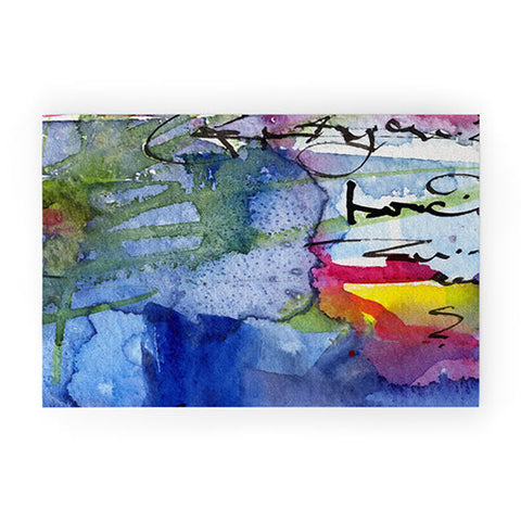 Ginette Fine Art Algea And Ocean Welcome Mat