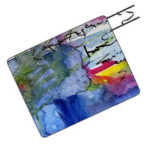 Ginette Fine Art Algea And Ocean Picnic Blanket