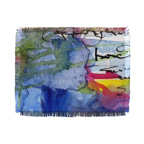 Ginette Fine Art Algea And Ocean Throw Blanket