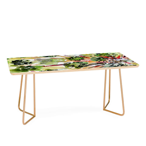 Ginette Fine Art Angelica A Modern Herbal Coffee Table