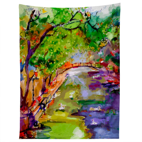 Ginette Fine Art Annecy Canal France Tapestry
