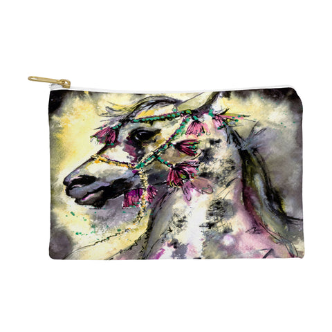 Ginette Fine Art Arabian Stallion With Headdress Pouch