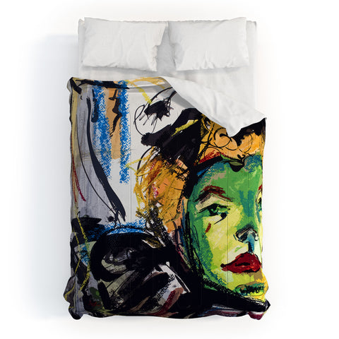 Ginette Fine Art At The Moulin Rouge Abstract Comforter