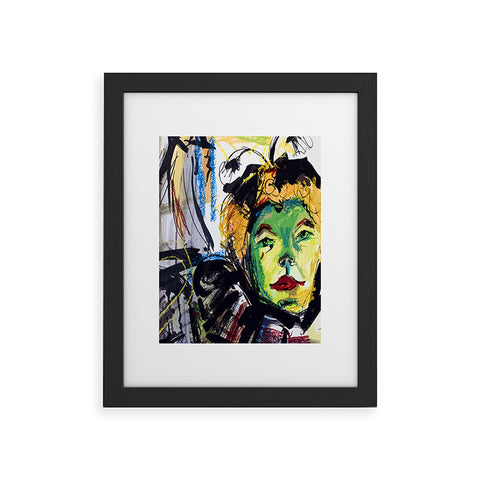 Ginette Fine Art At The Moulin Rouge Abstract Framed Art Print