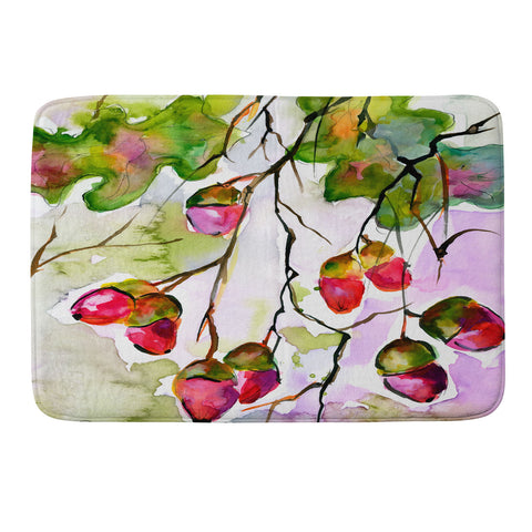 Ginette Fine Art Autumn Impressions Acorns In The Sun Memory Foam Bath Mat
