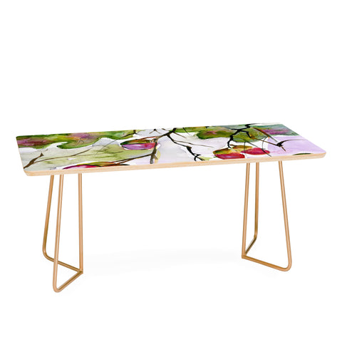 Ginette Fine Art Autumn Impressions Acorns In The Sun Coffee Table