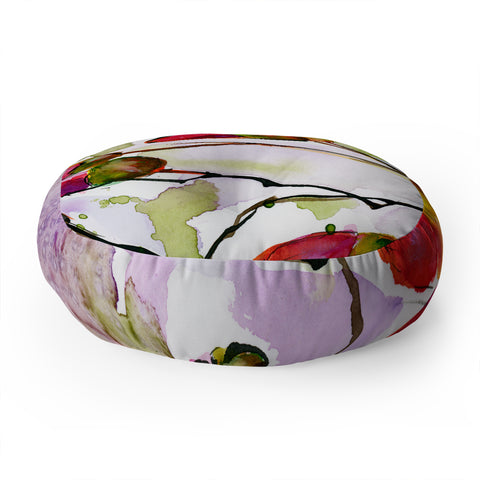 Ginette Fine Art Autumn Impressions Acorns In The Sun Floor Pillow Round