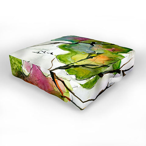 Ginette Fine Art Autumn Impressions Acorns In The Sun Outdoor Floor Cushion