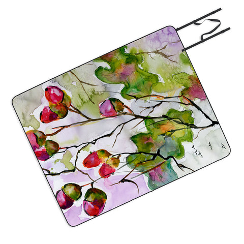 Ginette Fine Art Autumn Impressions Acorns In The Sun Picnic Blanket