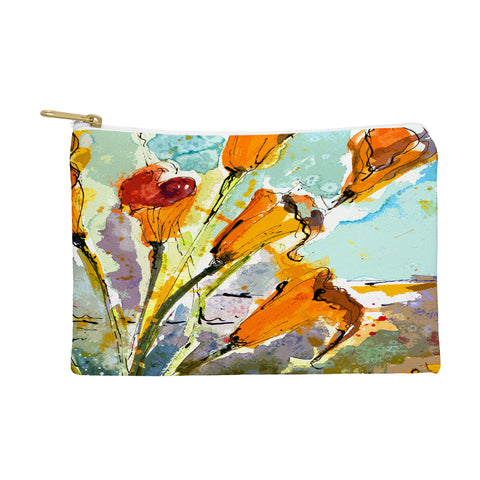 Ginette Fine Art Autumn Lilies Pouch