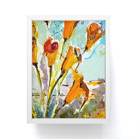 Ginette Fine Art Autumn Lilies Framed Mini Art Print