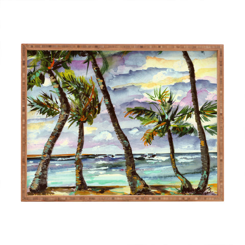 Ginette Fine Art Bahamas Breeze Rectangular Tray