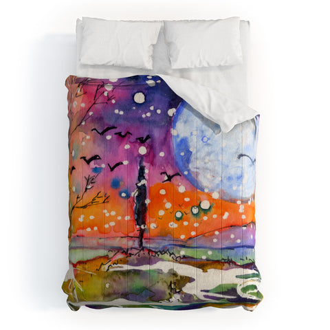 Ginette Fine Art Big Moon Comforter