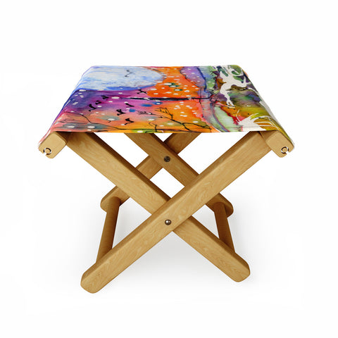 Ginette Fine Art Big Moon Folding Stool